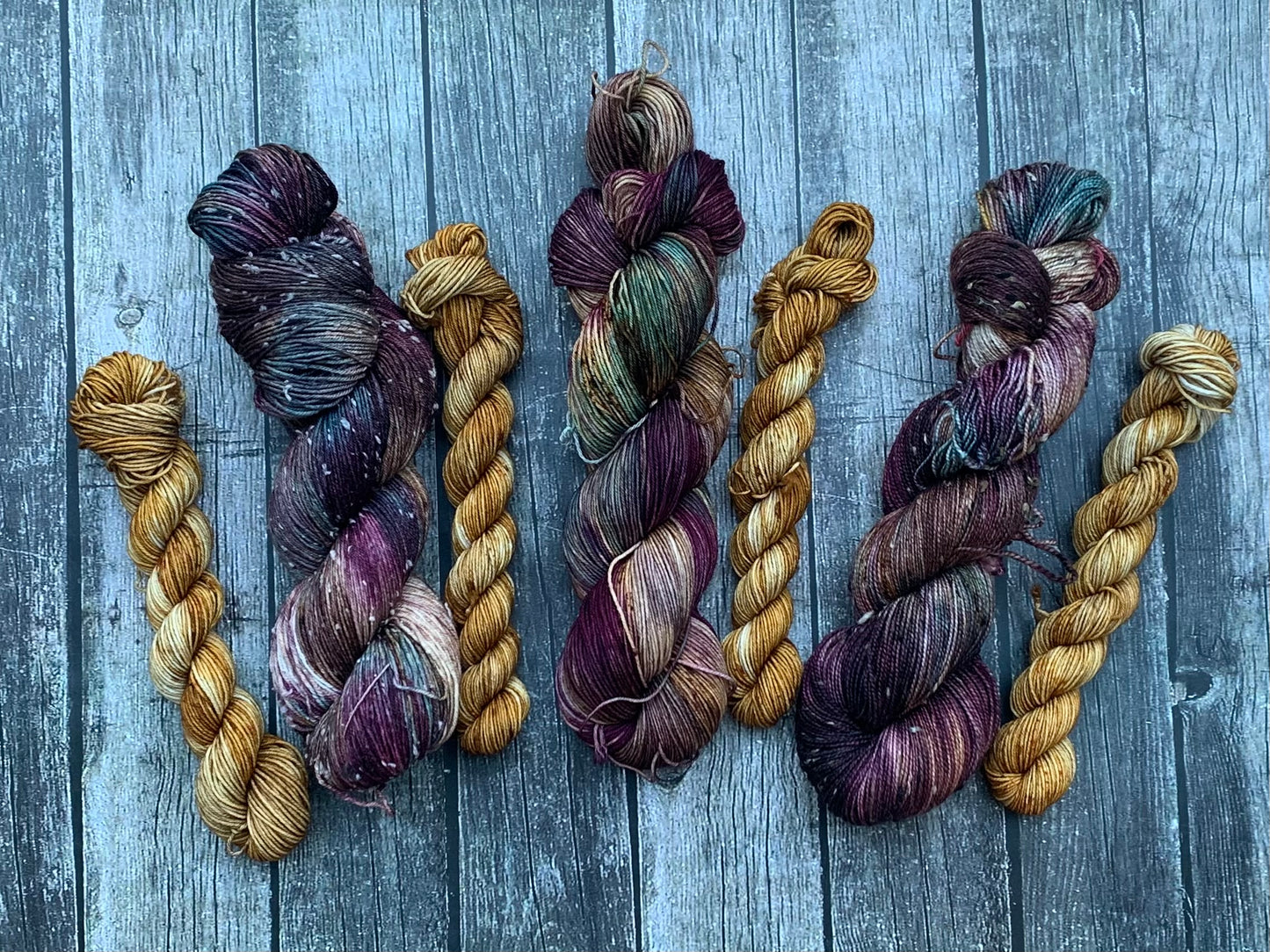 Highland Cow - Livestock Sock Set - Dyed to Order - Sweet Pea & Sparrow Hand Dyed Yarns