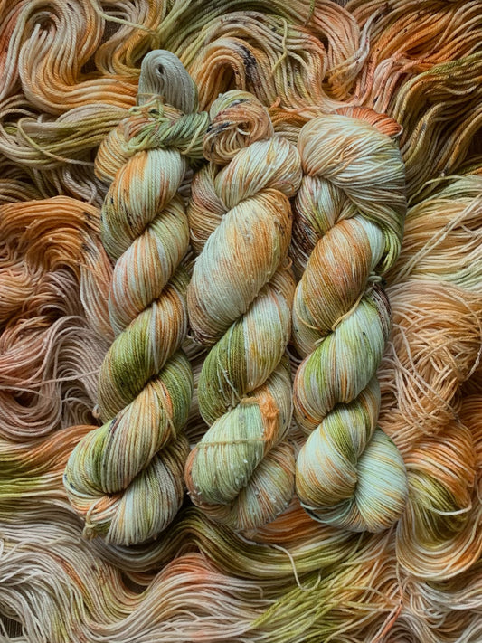 Quilted -  Dyed to Order - Sweet Pea & Sparrow Hand Dyed Yarns