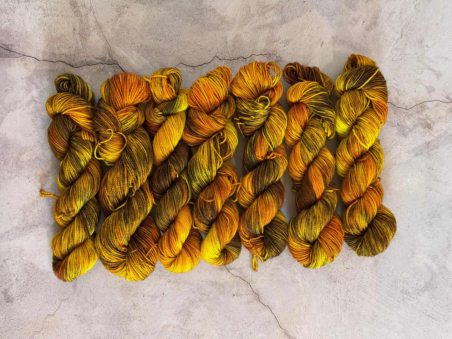 Deconstructed Pickle Juice-  Dyed to Order - Sweet Pea & Sparrow Hand Dyed Yarns