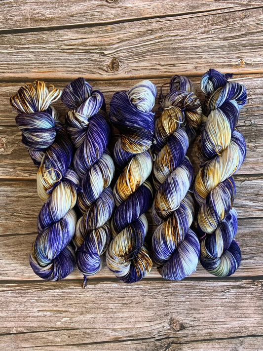 Purple Iris- Homestead Harvest Collection - Sweet Pea & Sparrow - Dyed to Order