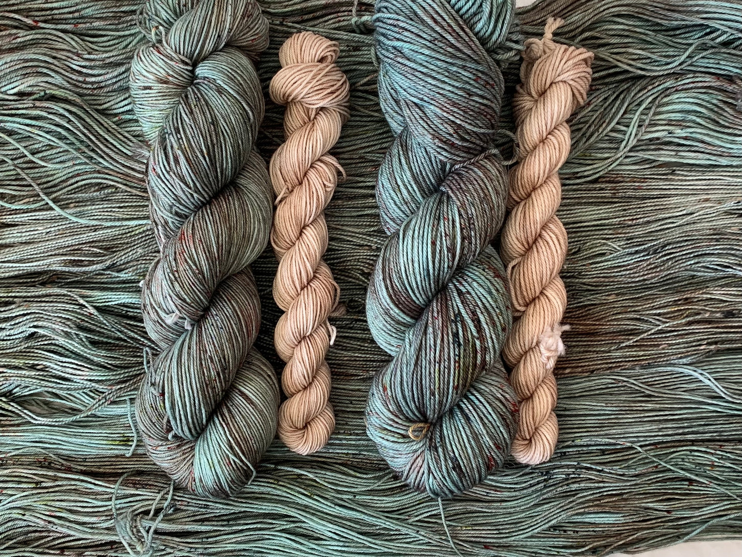 Trove & Papyrus- Sock Set-  Dyed to Order - Sweet Pea & Sparrow Hand Dyed Yarns