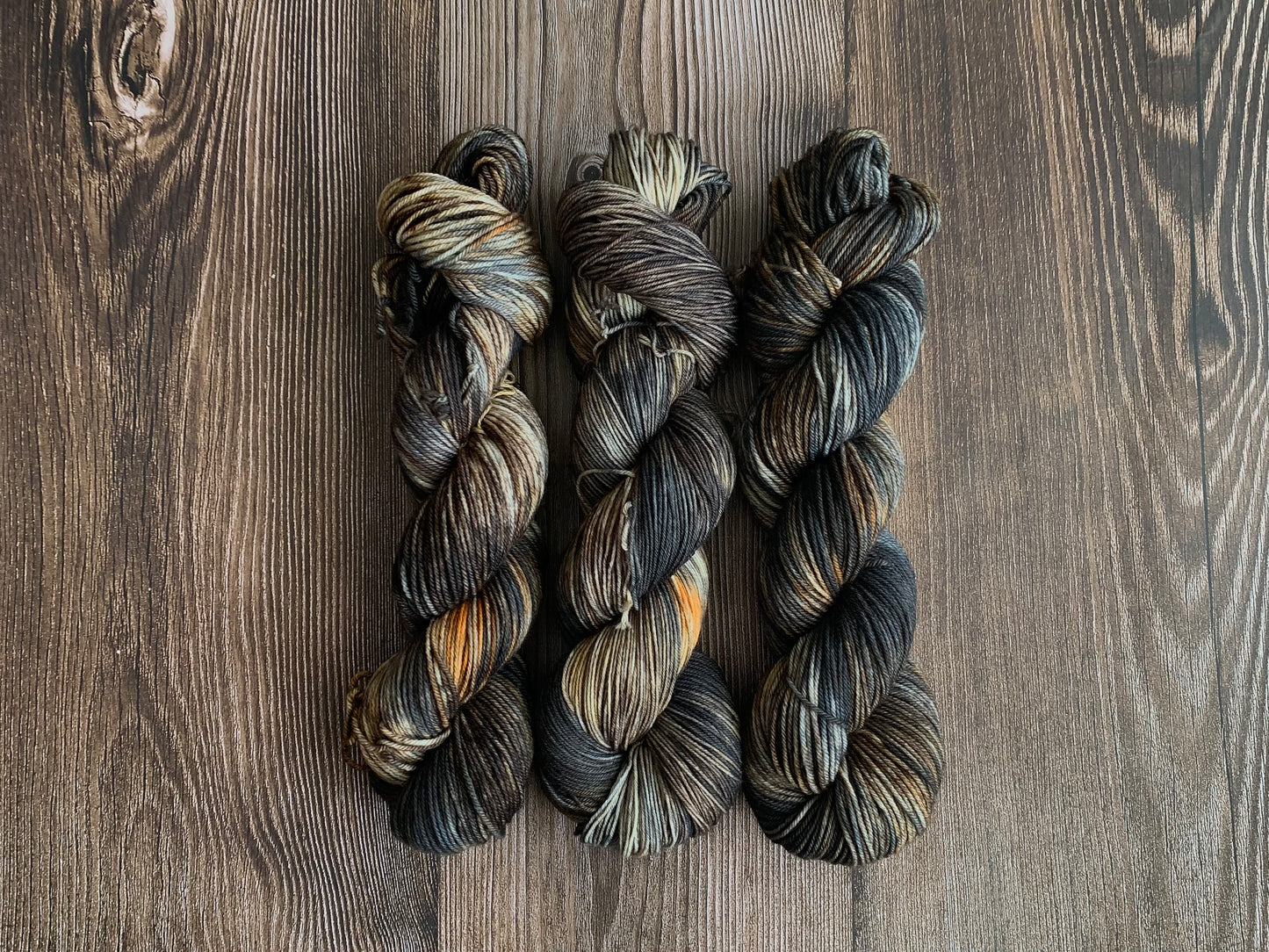 Shou Sugi Ban -  Dyed to Order - Sweet Pea & Sparrow Hand Dyed Yarns