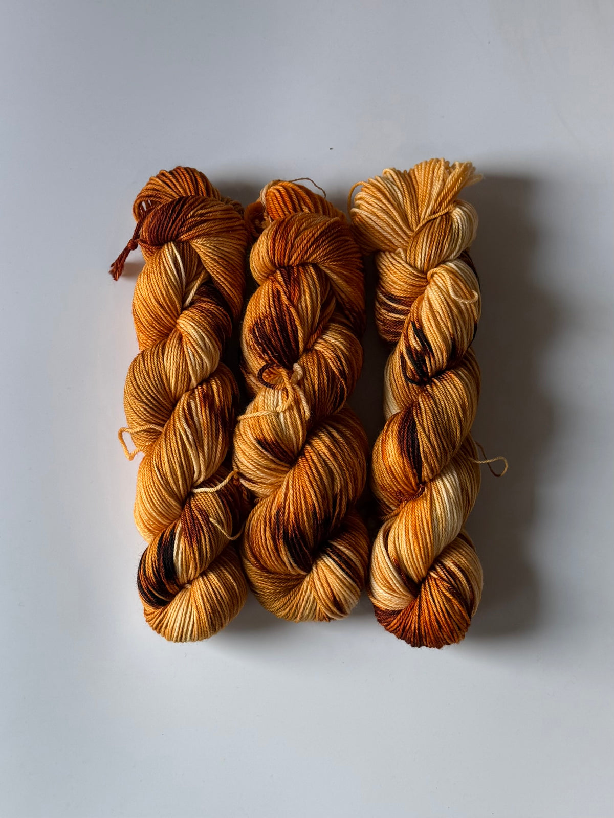 Caramel Sauce -  Dyed to Order - Sweet Pea & Sparrow Hand Dyed Yarns