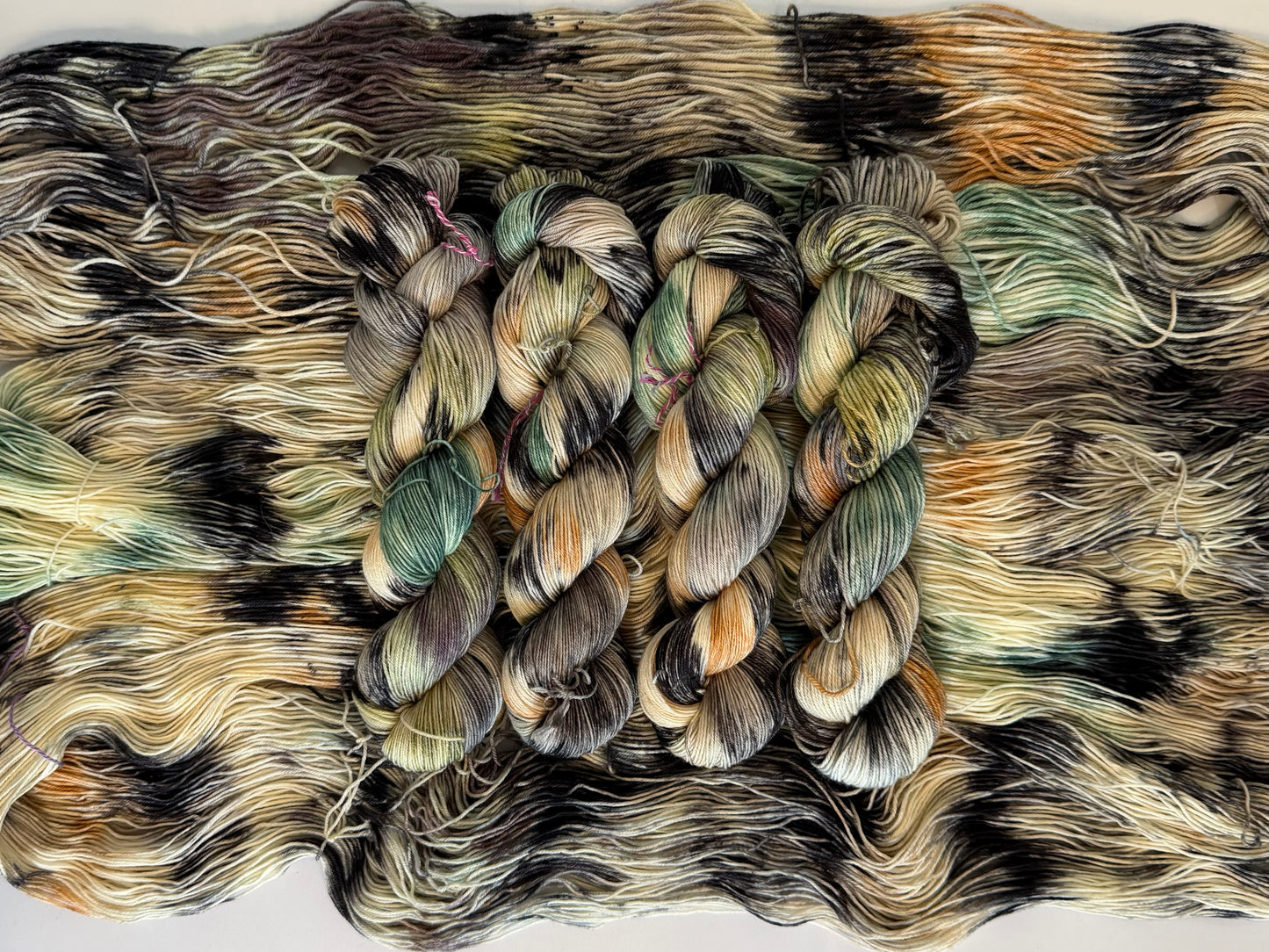 Butterfly Effect-  Dyed to Order - Sweet Pea & Sparrow Hand Dyed Yarns - August Flutter  Club