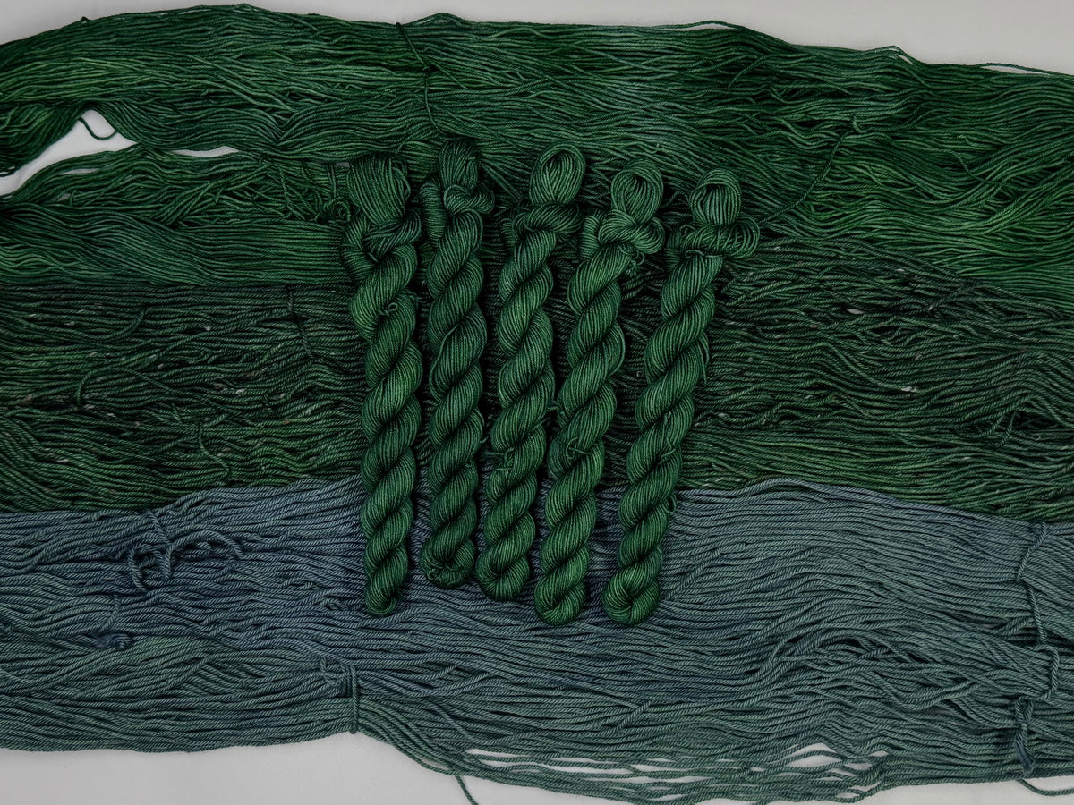 Blue Spruce -  Dyed to Order - Sweet Pea & Sparrow Hand Dyed Yarns