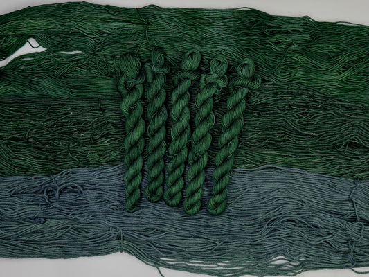 Blue Spruce -  Dyed to Order - Sweet Pea & Sparrow Hand Dyed Yarns
