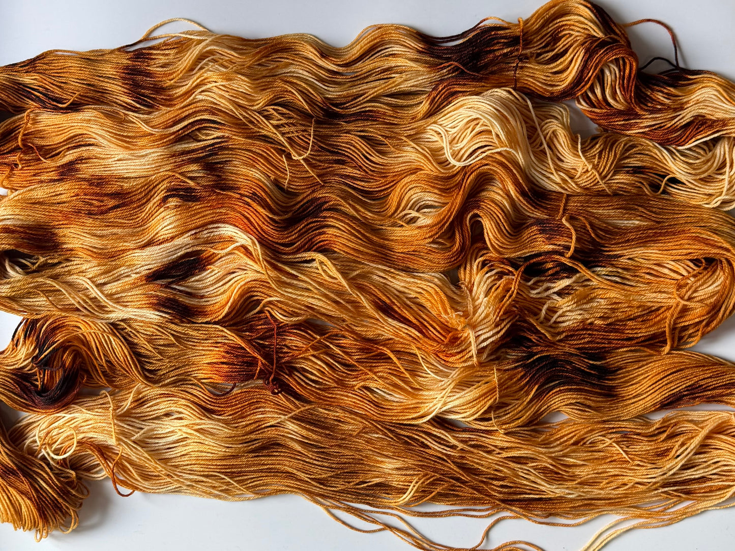Caramel Sauce -  Dyed to Order - Sweet Pea & Sparrow Hand Dyed Yarns