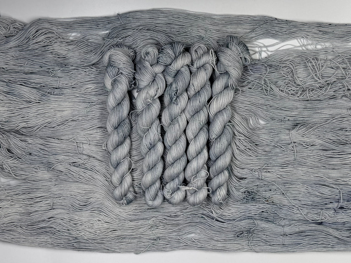 Whiteout -  Dyed to Order - Sweet Pea & Sparrow Hand Dyed Yarns