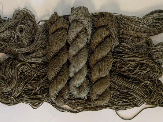 Olive Egger - Hand dyed yarn - Pre Order - Homestead Collection - Sweet Pea & Sparrow