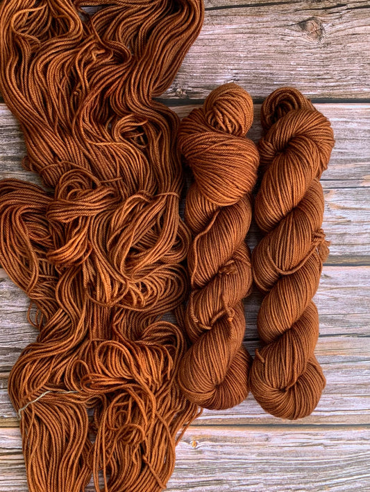 Orchard Oriole -  Dyed to Order - Sweet Pea & Sparrow Hand Dyed Yarns