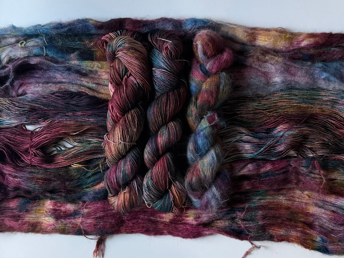 Blueberry Pie-  Dyed to Order - Sweet Pea & Sparrow Hand Dyed Yarns
