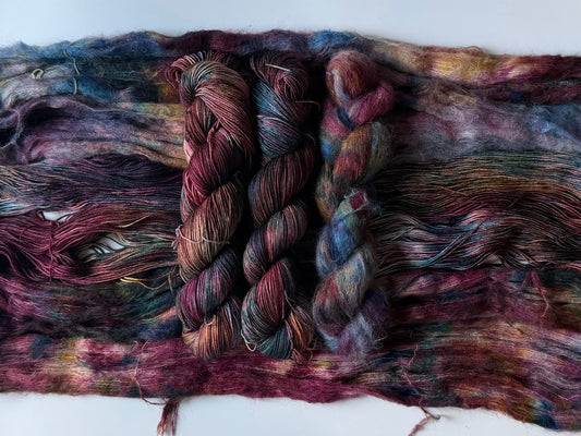 Blueberry Pie-  Dyed to Order - Sweet Pea & Sparrow Hand Dyed Yarns