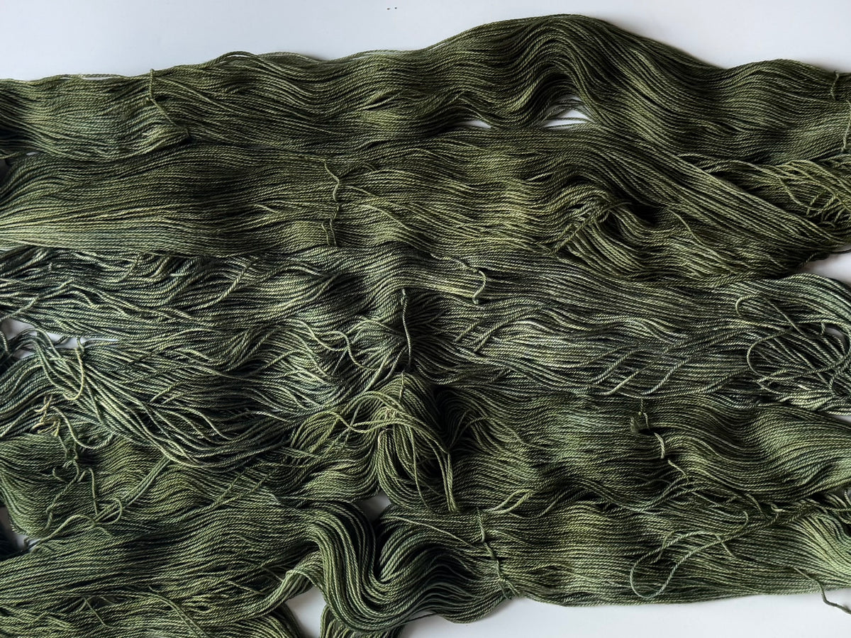 Green Kingfisher -  Dyed to Order - Sweet Pea & Sparrow Hand Dyed Yarns