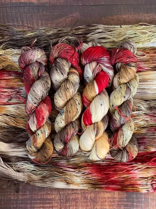 Knit Socks -  Dyed to Order - Sweet Pea & Sparrow Hand Dyed Yarns
