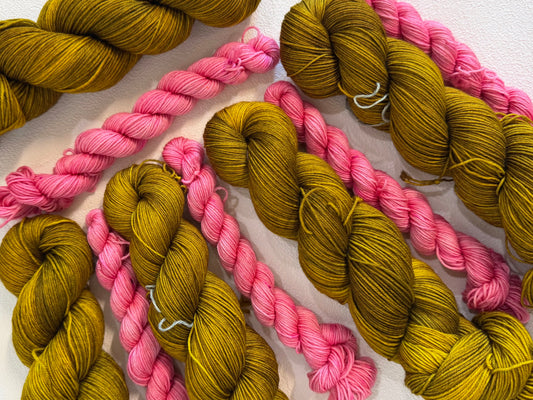 Fly Fishing Socks - Sock Set-  Dyed to Order - Sweet Pea & Sparrow Hand Dyed Yarns