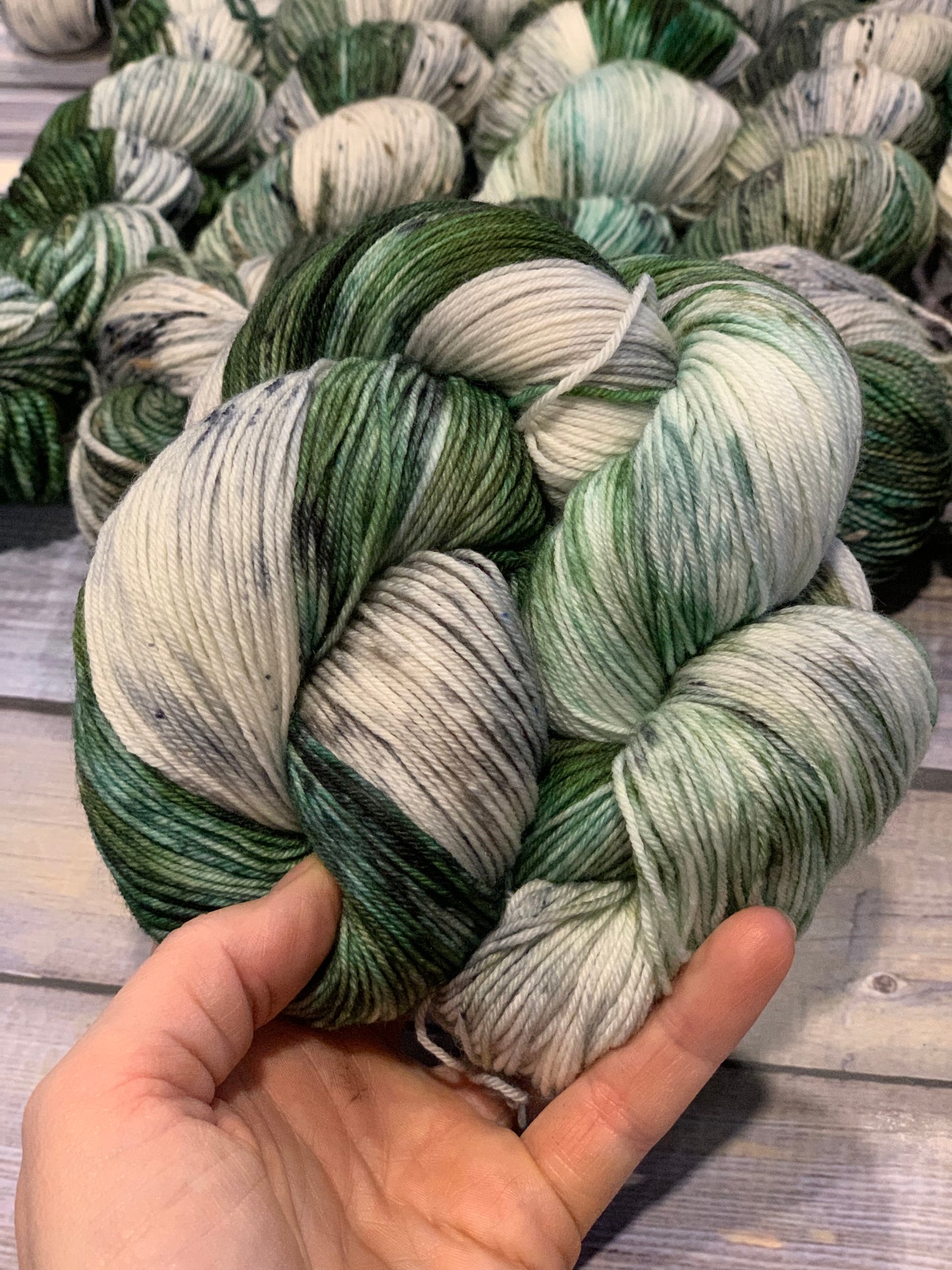 Green Barn- Life's Little Things Collection - Dyed to Order - Sweet Pea & Sparrow Hand Dyed Yarns