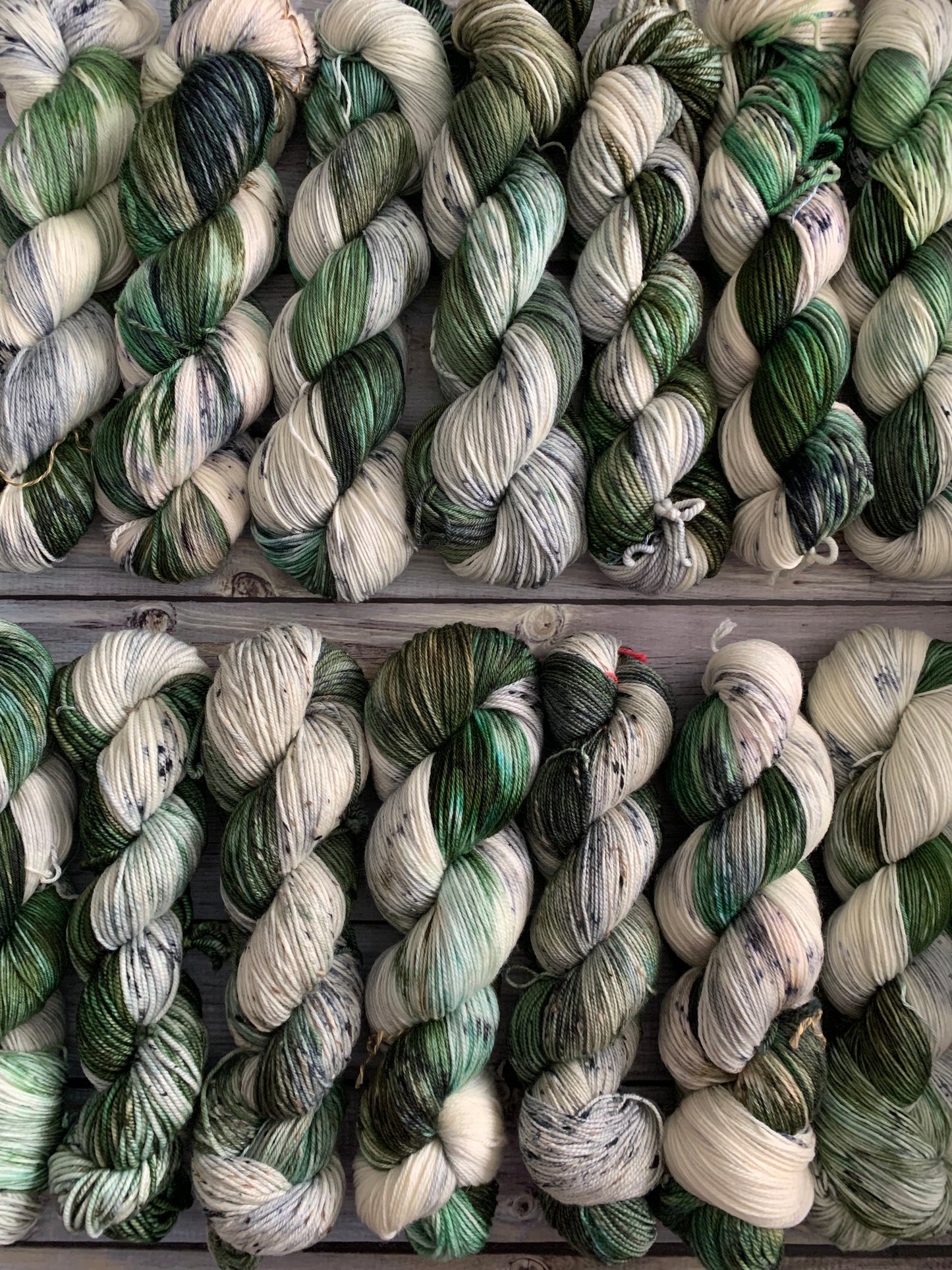 Green Barn- Life's Little Things Collection - Dyed to Order - Sweet Pea & Sparrow Hand Dyed Yarns