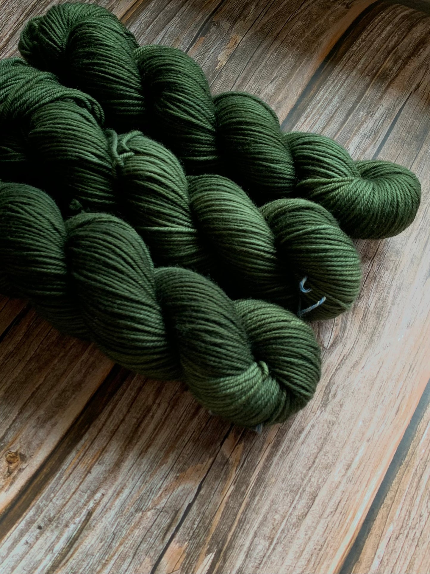 Green Kingfisher -  Dyed to Order - Sweet Pea & Sparrow Hand Dyed Yarns