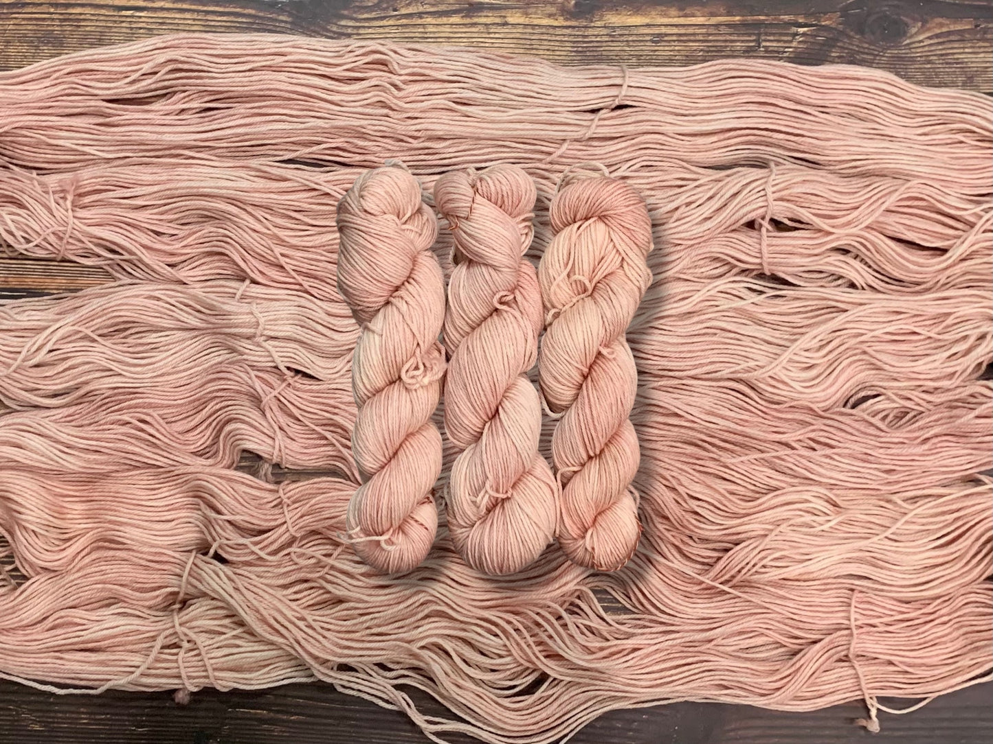 Strawberry Creme-  Dyed to Order - Sweet Pea & Sparrow Hand Dyed Yarns