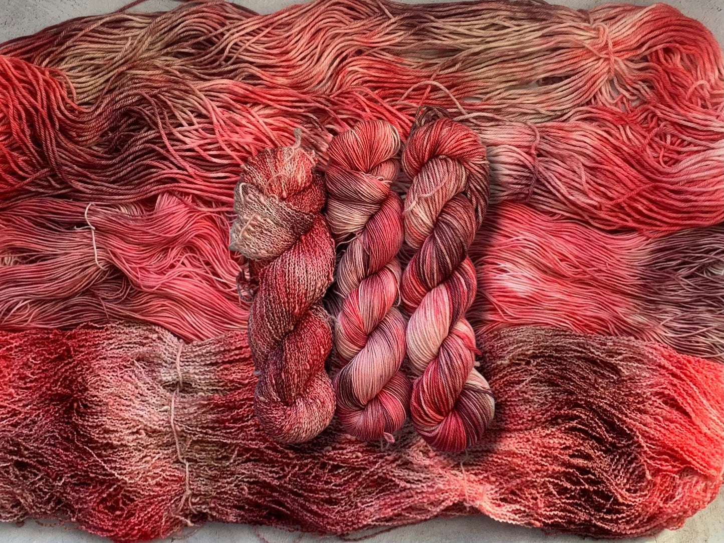 Flower Petal Confetti-  Dyed to Order - Sweet Pea & Sparrow Hand Dyed Yarns