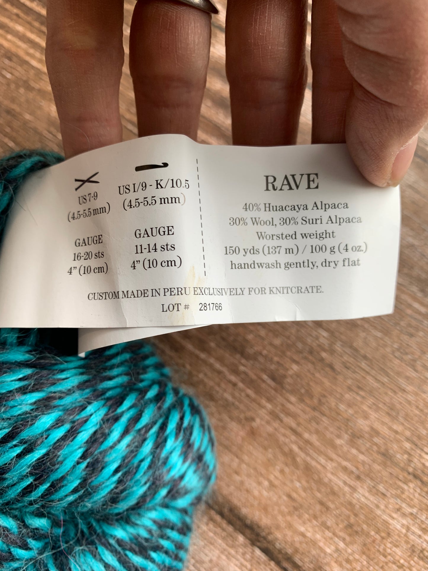 URU yarn- Rave