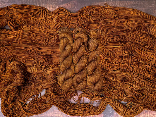 Ding Dong - June-Livestock Monthly Single Skein - Dyed to Order - Hand dyed yarn