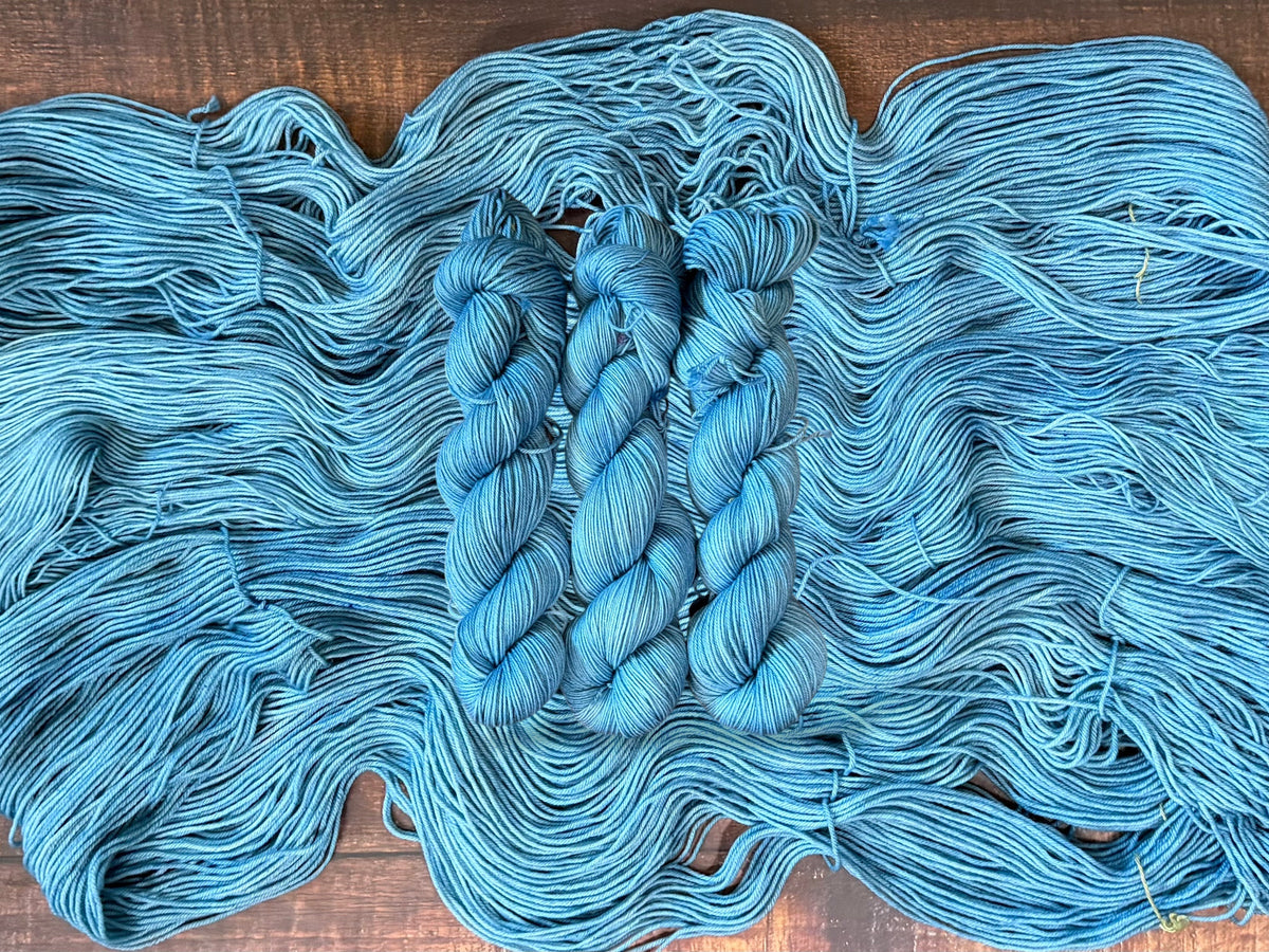 Jersey Blue- Dyed to Order - Sweet Pea & Sparrow Hand Dyed Yarns
