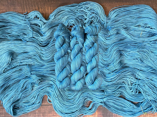 Jersey Blue- Dyed to Order - Sweet Pea & Sparrow Hand Dyed Yarns