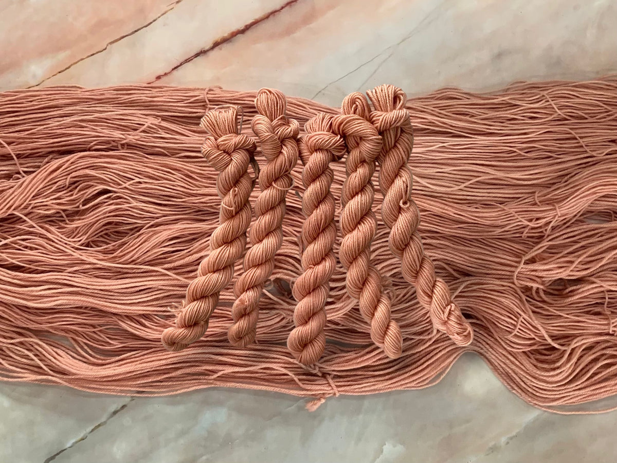 Zinnia-  Dyed to Order - Sweet Pea & Sparrow Hand Dyed Yarns