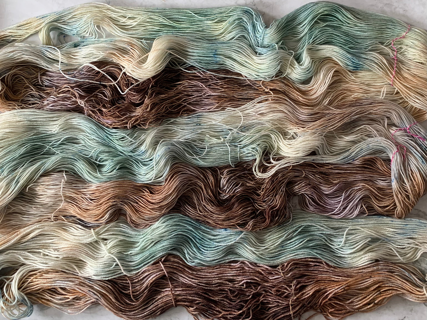 Monarch Butterfly -  Dyed to Order - Sweet Pea & Sparrow Hand Dyed Yarns - April Flutter  Club