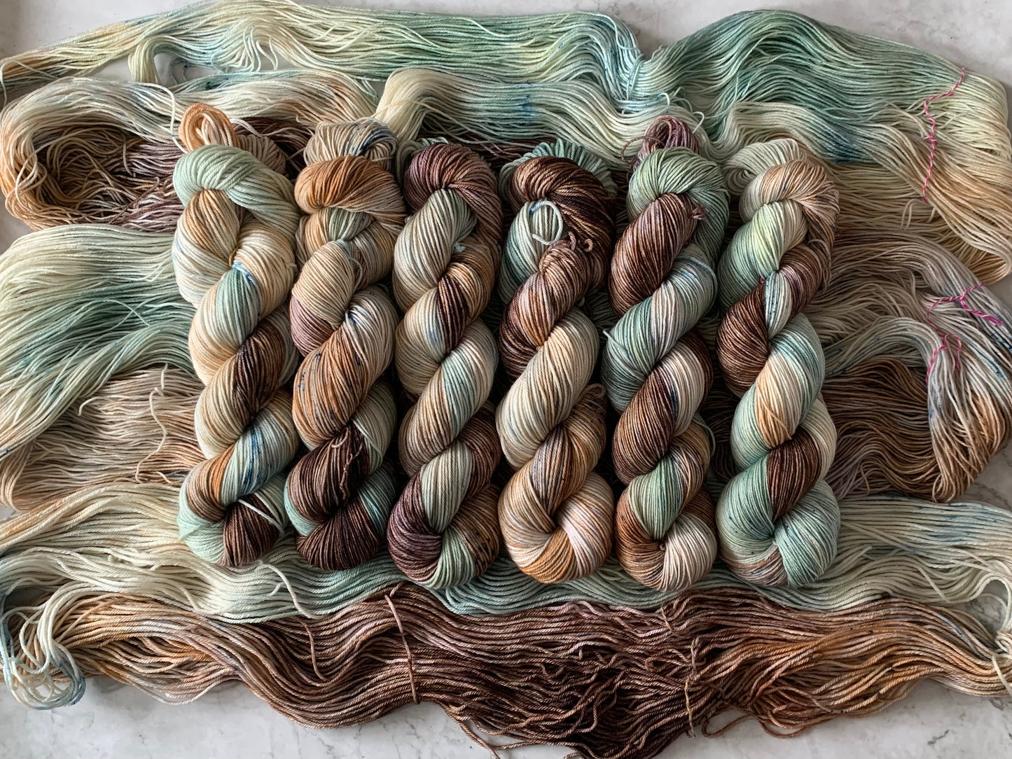 Monarch Butterfly -  Dyed to Order - Sweet Pea & Sparrow Hand Dyed Yarns - April Flutter  Club