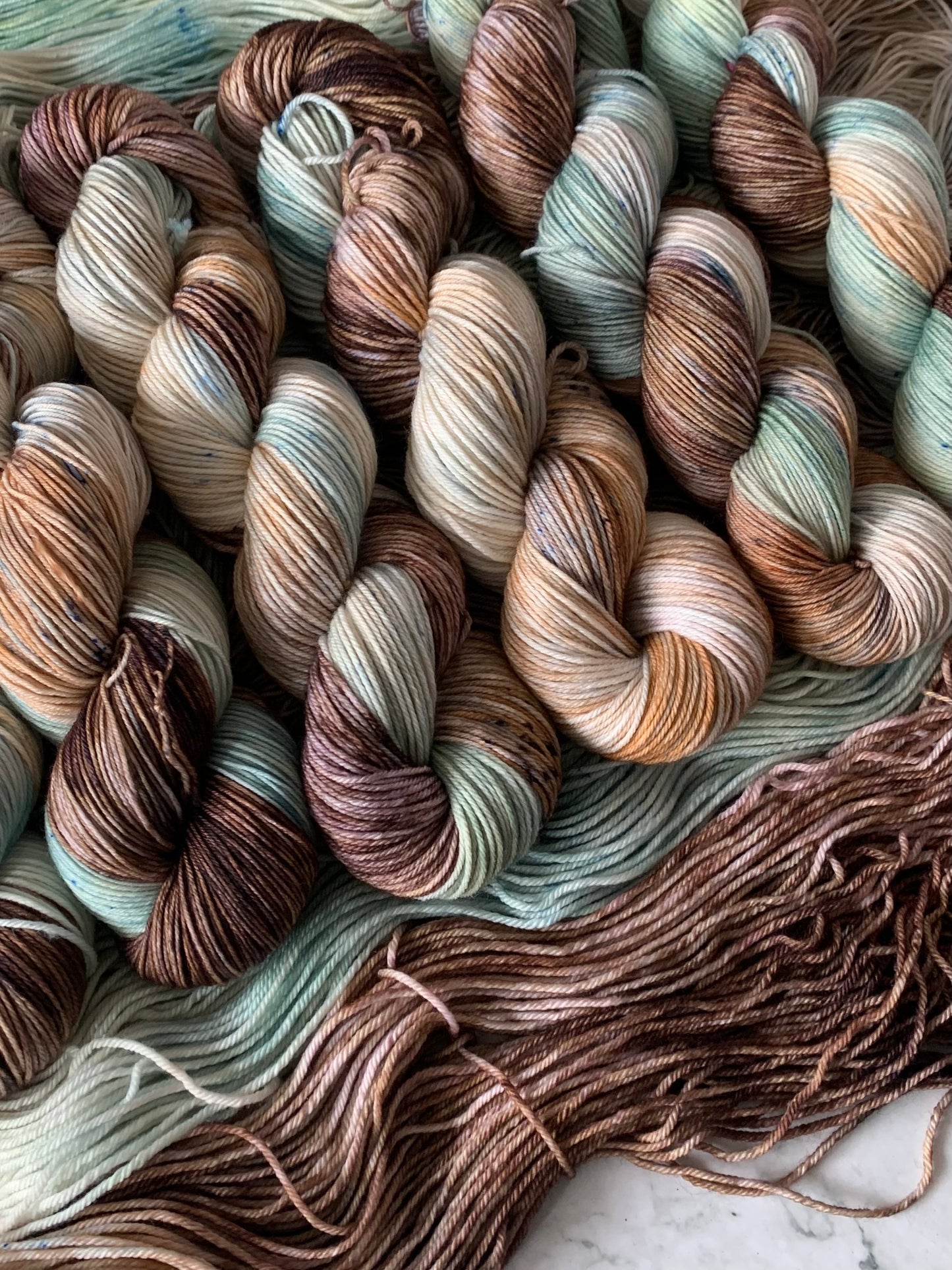 Monarch Butterfly -  Dyed to Order - Sweet Pea & Sparrow Hand Dyed Yarns - April Flutter  Club