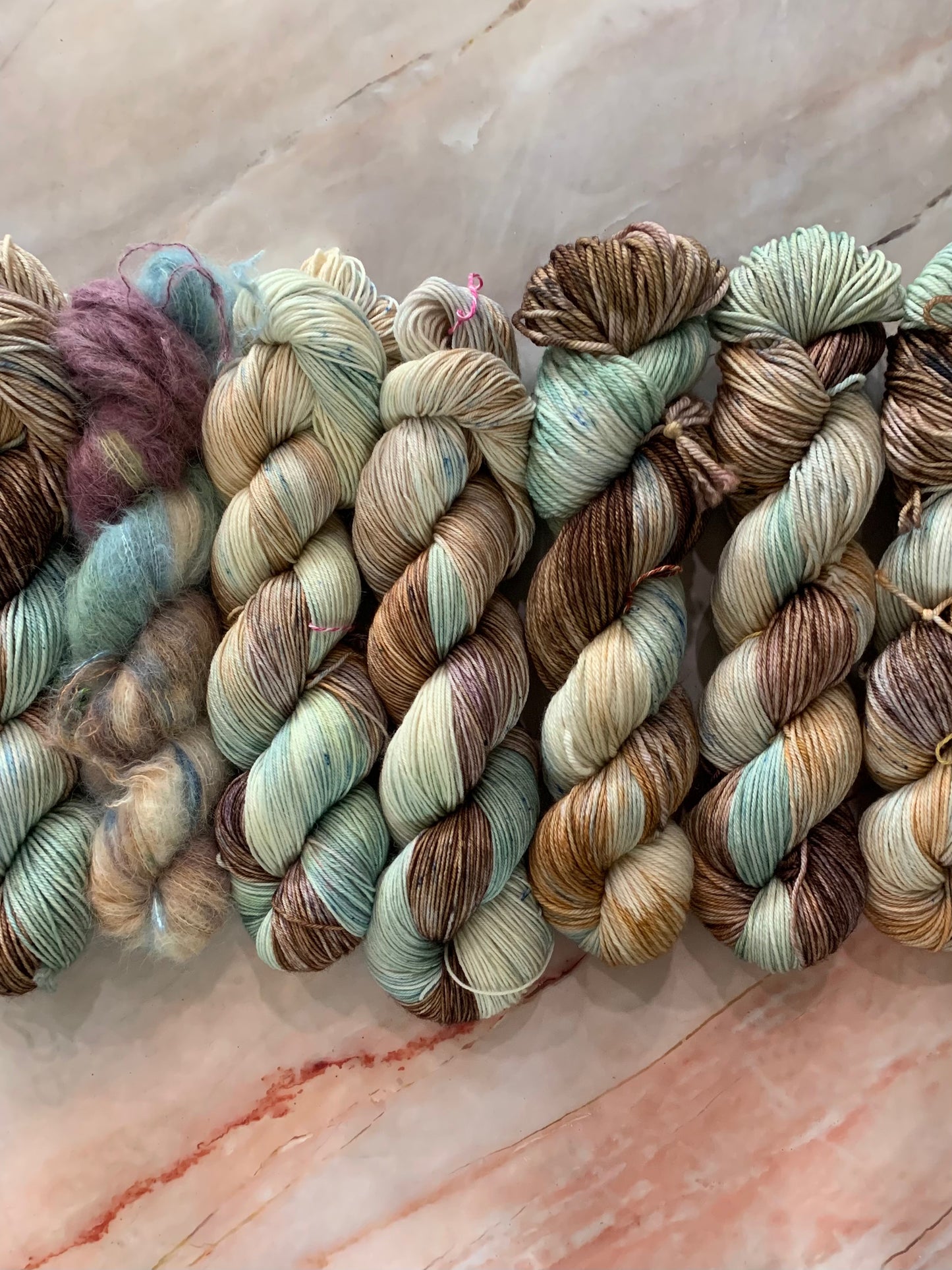 Monarch Butterfly -  Dyed to Order - Sweet Pea & Sparrow Hand Dyed Yarns - April Flutter  Club