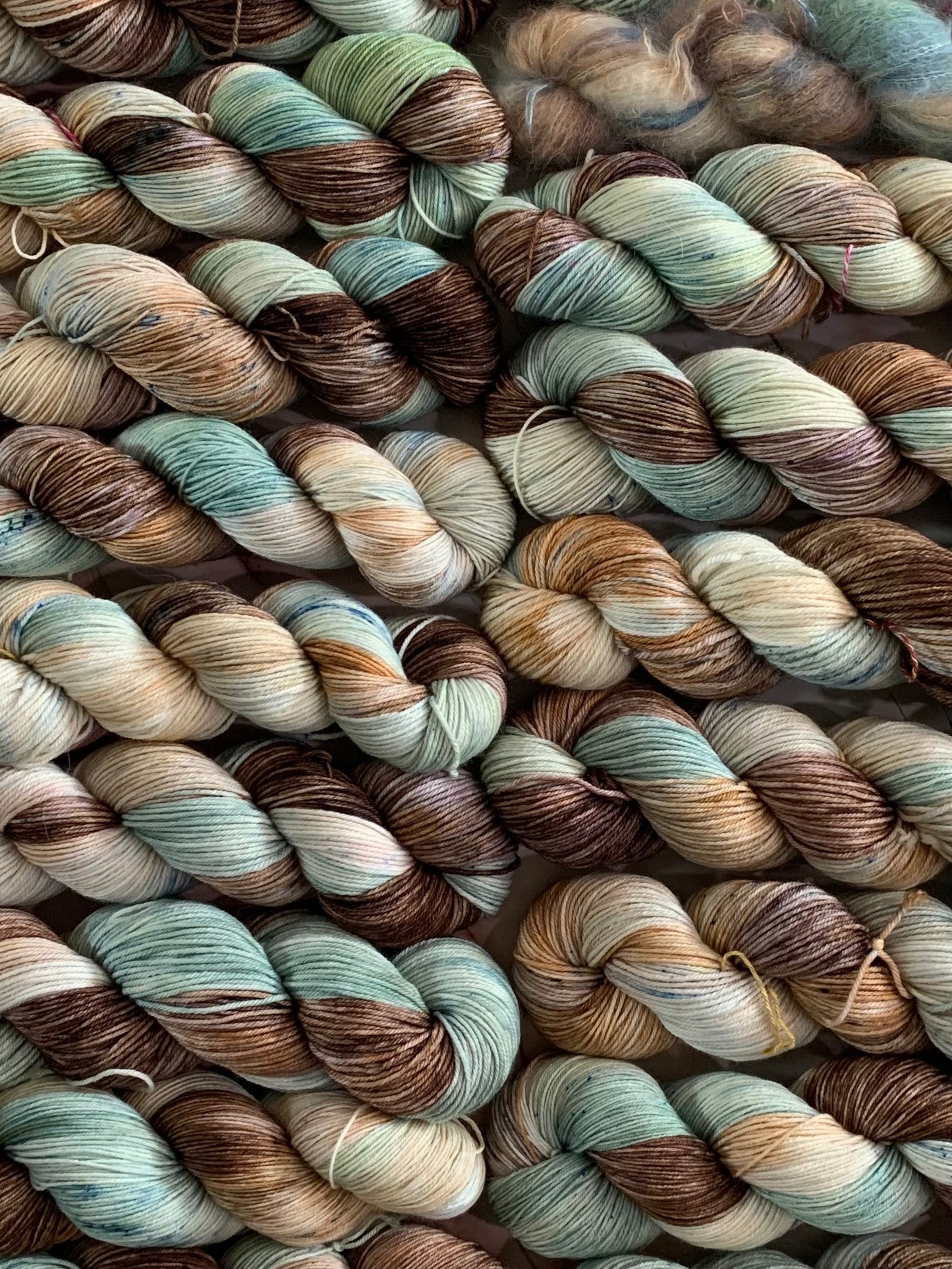 Monarch Butterfly -  Dyed to Order - Sweet Pea & Sparrow Hand Dyed Yarns - April Flutter  Club
