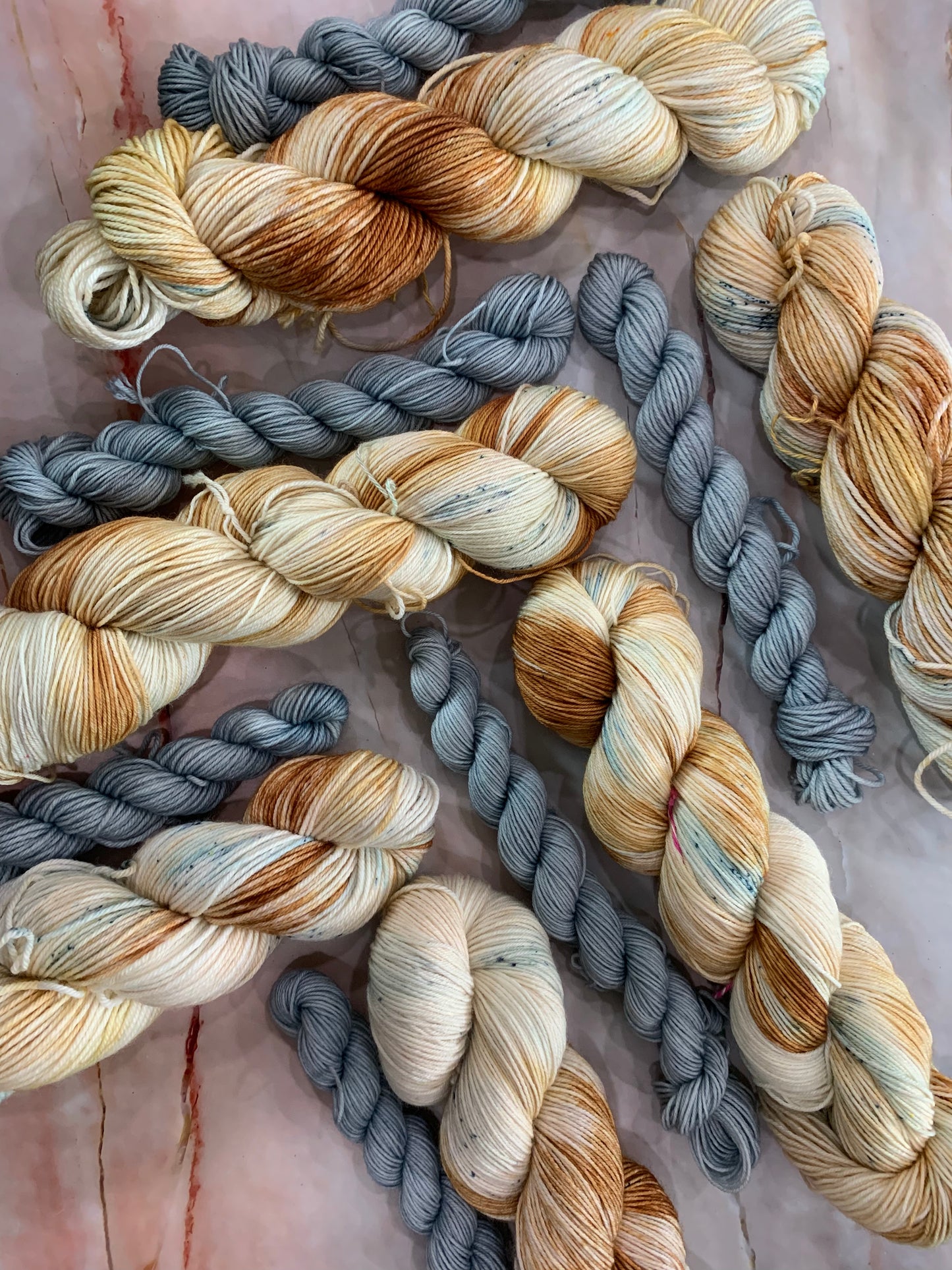 Curiosity & Tanis - Sock Set-  Dyed to Order - Sweet Pea & Sparrow Hand Dyed Yarns