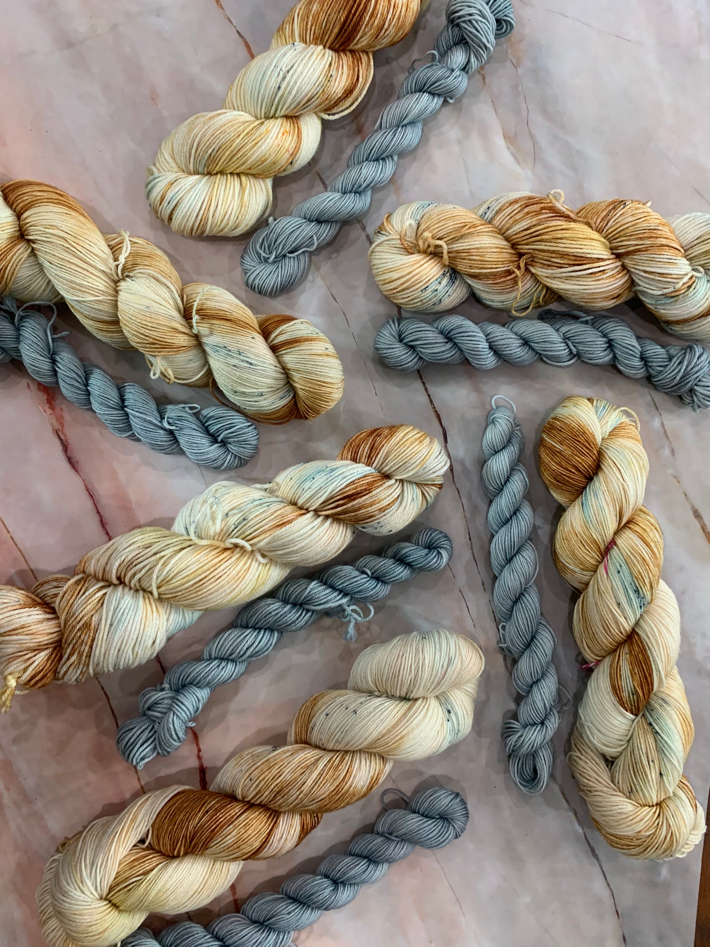 Curiosity & Tanis - Sock Set-  Dyed to Order - Sweet Pea & Sparrow Hand Dyed Yarns