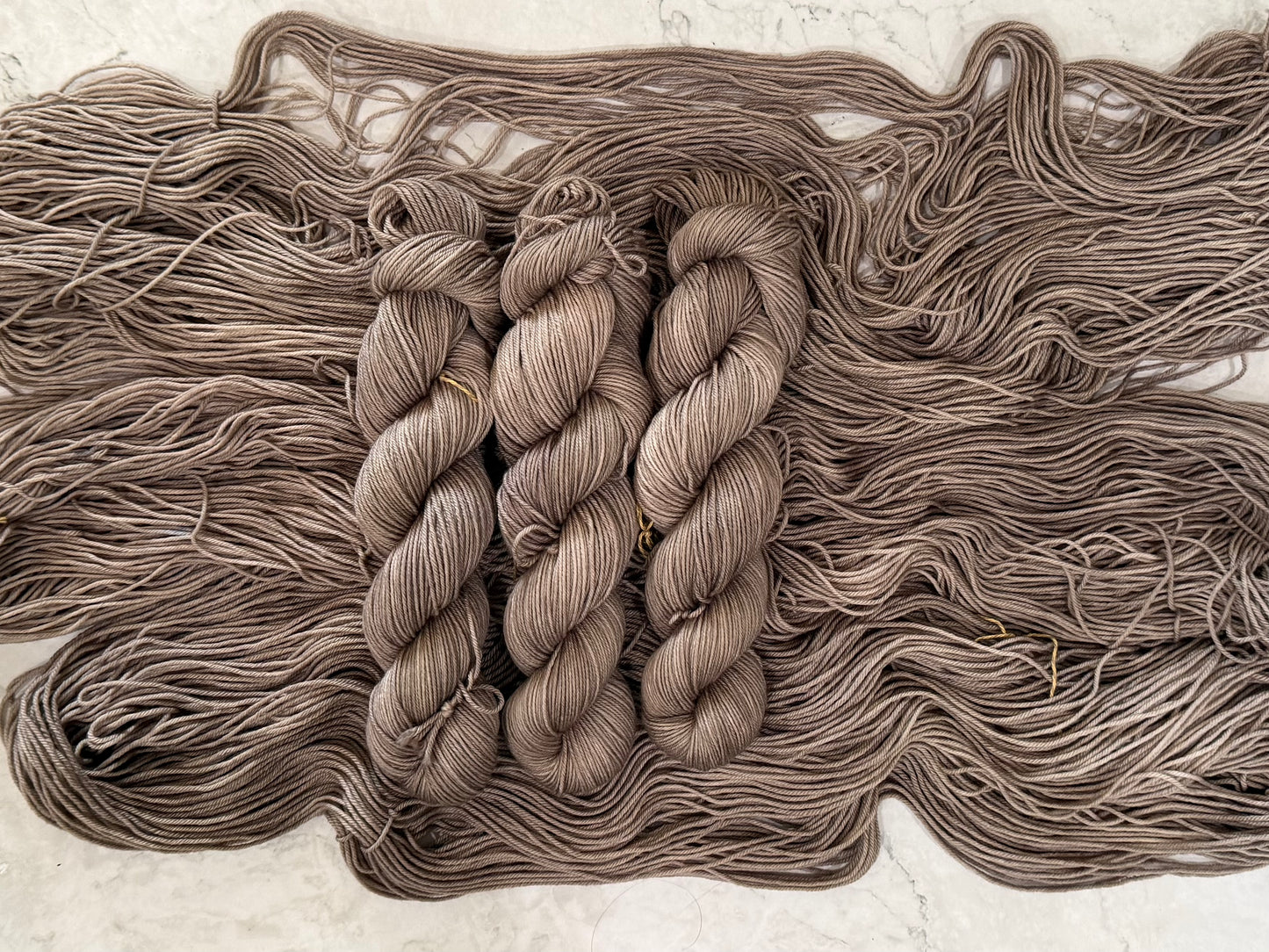 Taupe-  Dyed to Order - Sweet Pea & Sparrow Hand Dyed Yarns