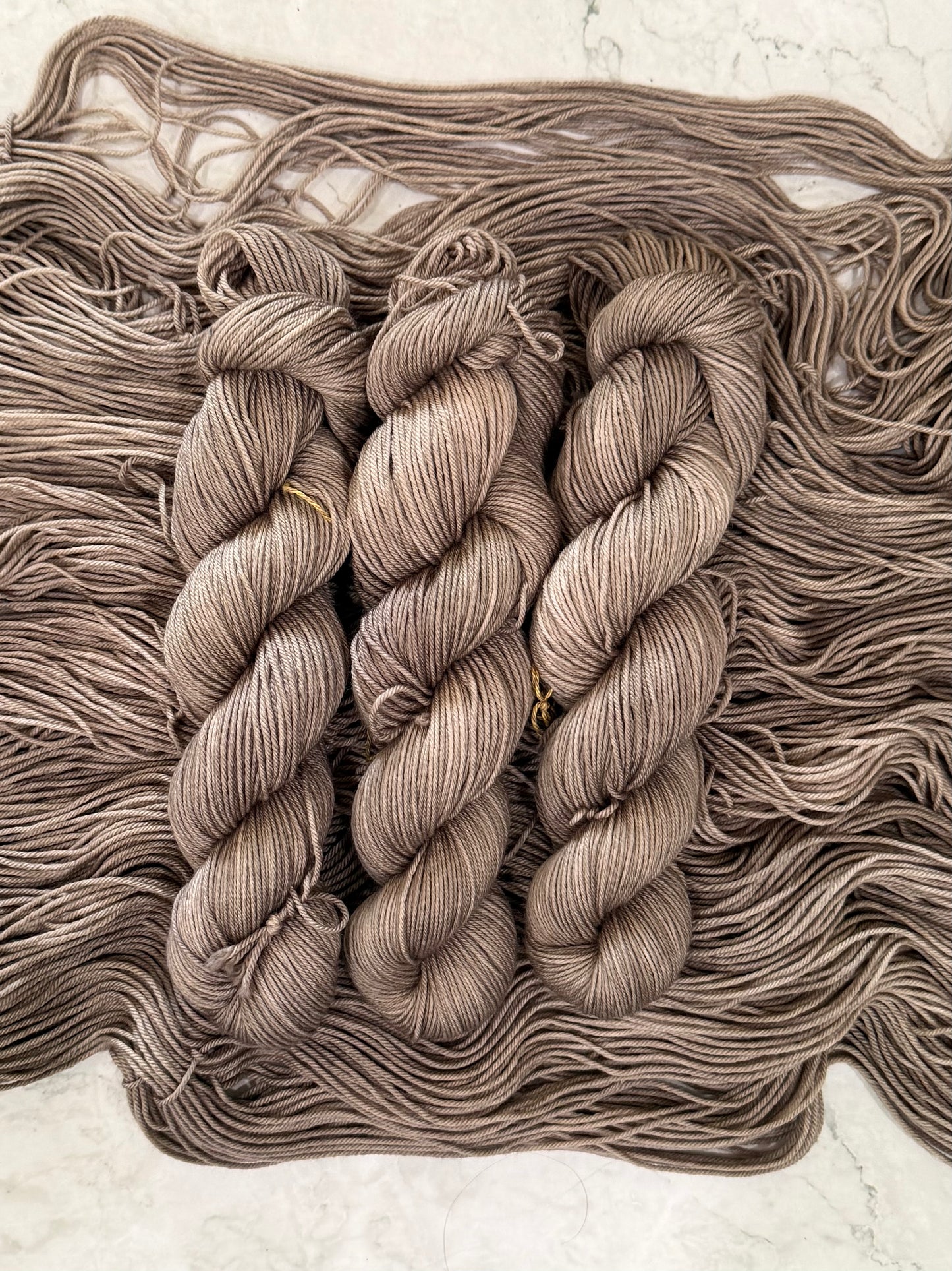 Taupe-  Dyed to Order - Sweet Pea & Sparrow Hand Dyed Yarns