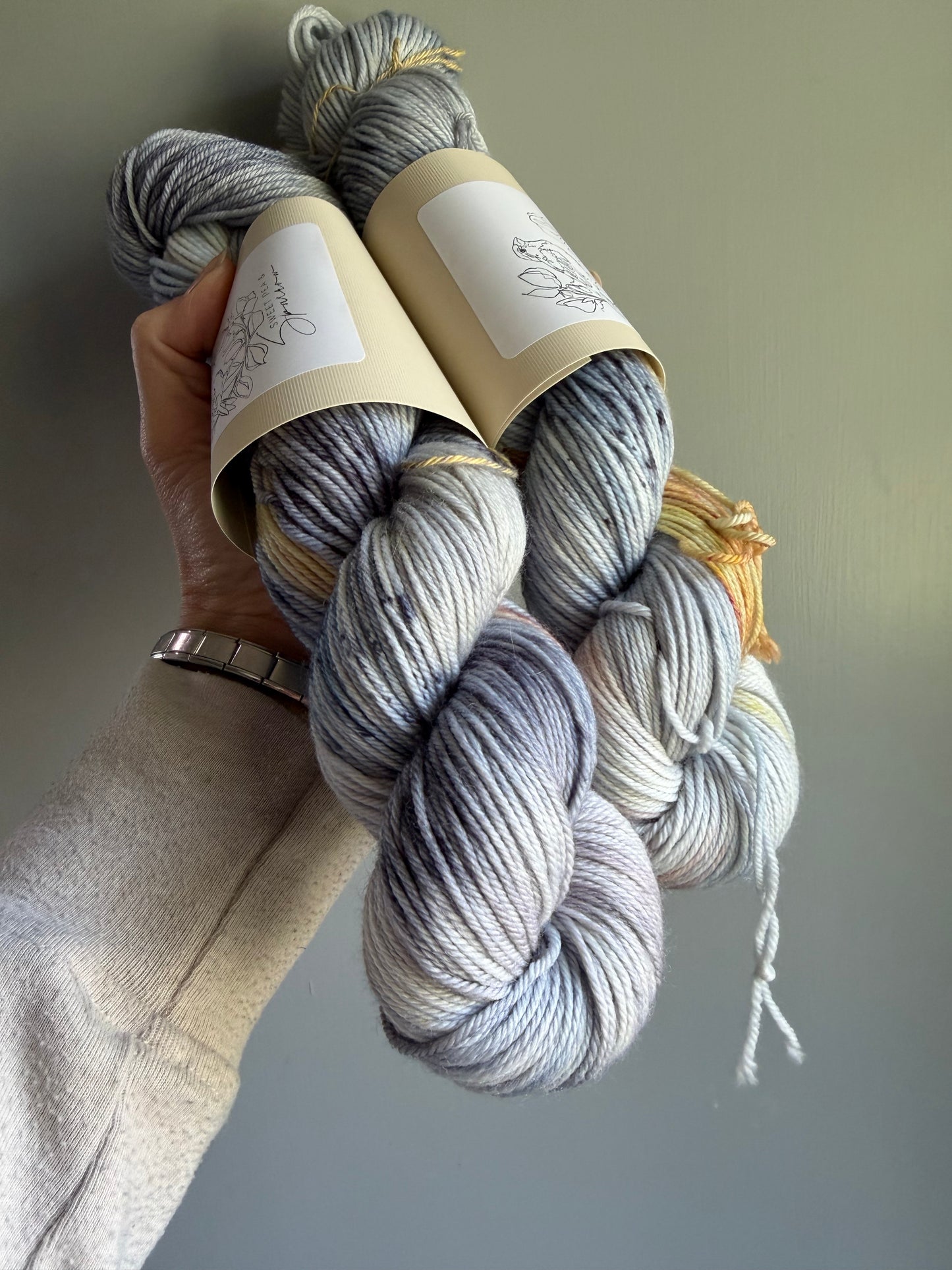 Air Above Water Below -  Dyed to Order - Sweet Pea & Sparrow Hand Dyed Yarns