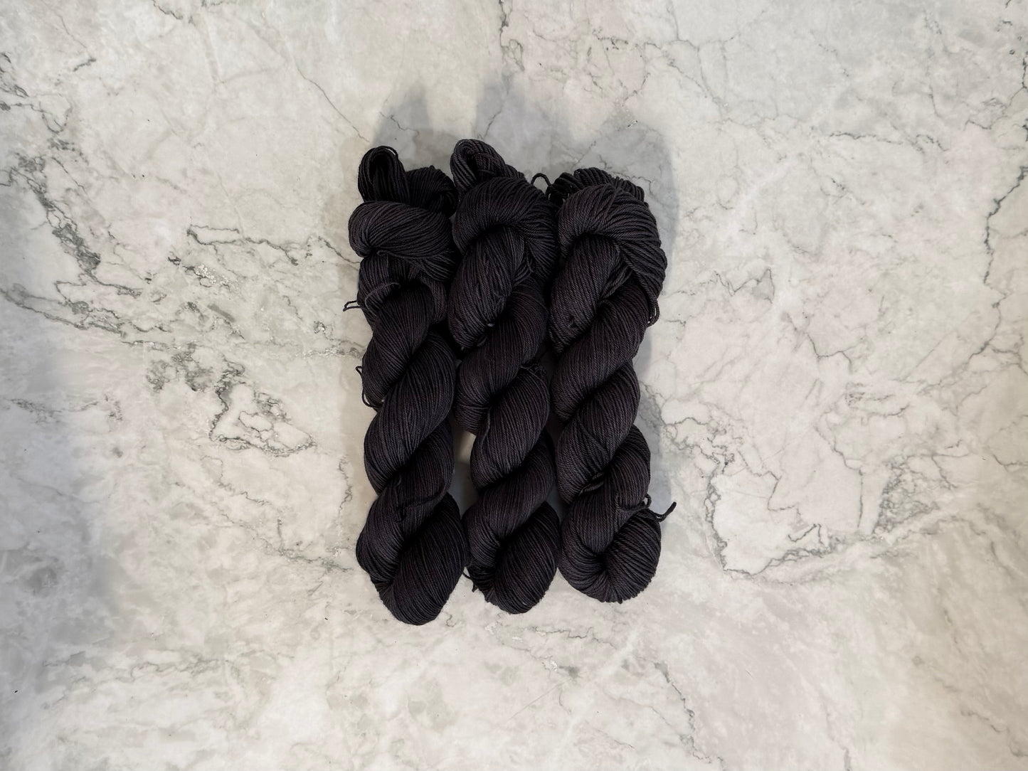 Black Sheep -  Dyed to Order - Sweet Pea & Sparrow Hand Dyed Yarns