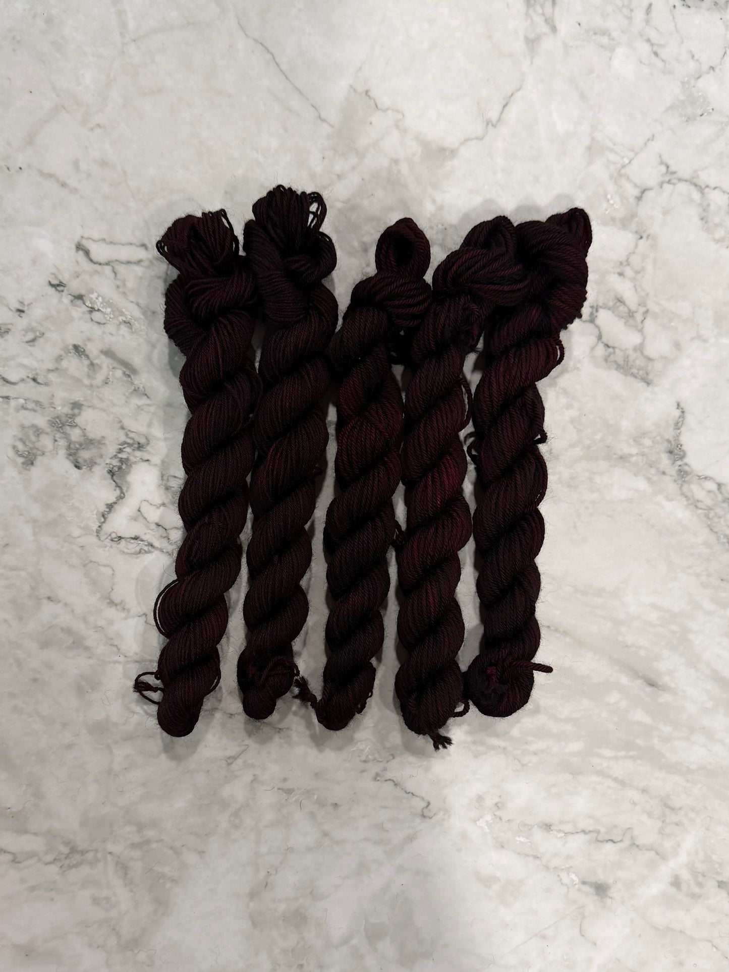 Blackberry Brandy-  Dyed to Order - Sweet Pea & Sparrow Hand Dyed Yarns