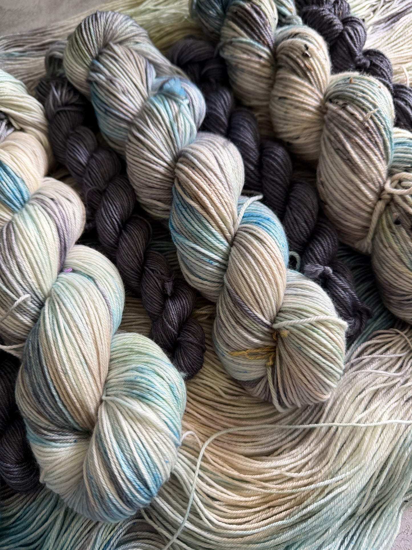 Fuzz & Toe Beans - Sock Set-  Dyed to Order - Sweet Pea & Sparrow Hand Dyed Yarns