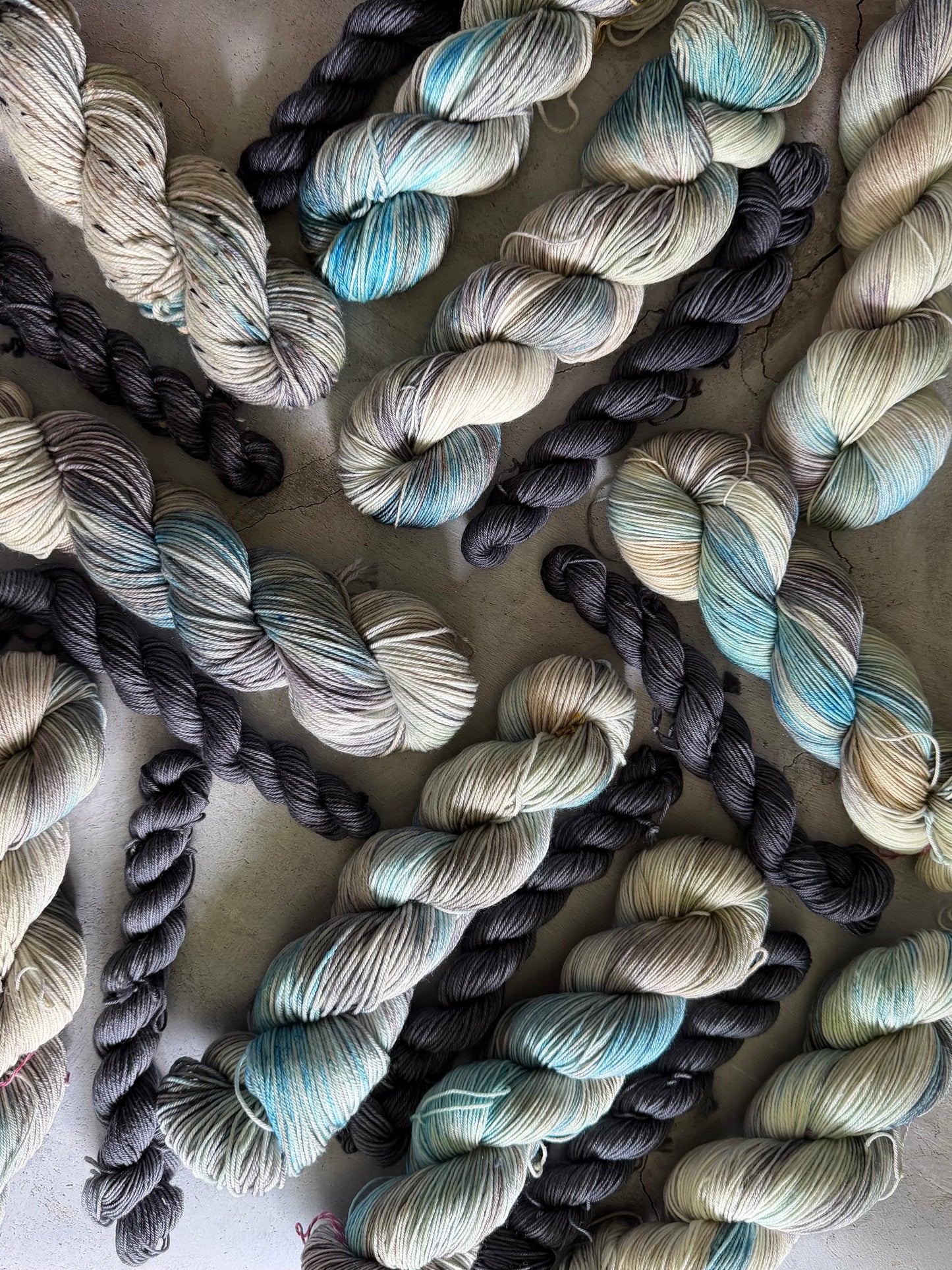 Fuzz & Toe Beans - Sock Set-  Dyed to Order - Sweet Pea & Sparrow Hand Dyed Yarns