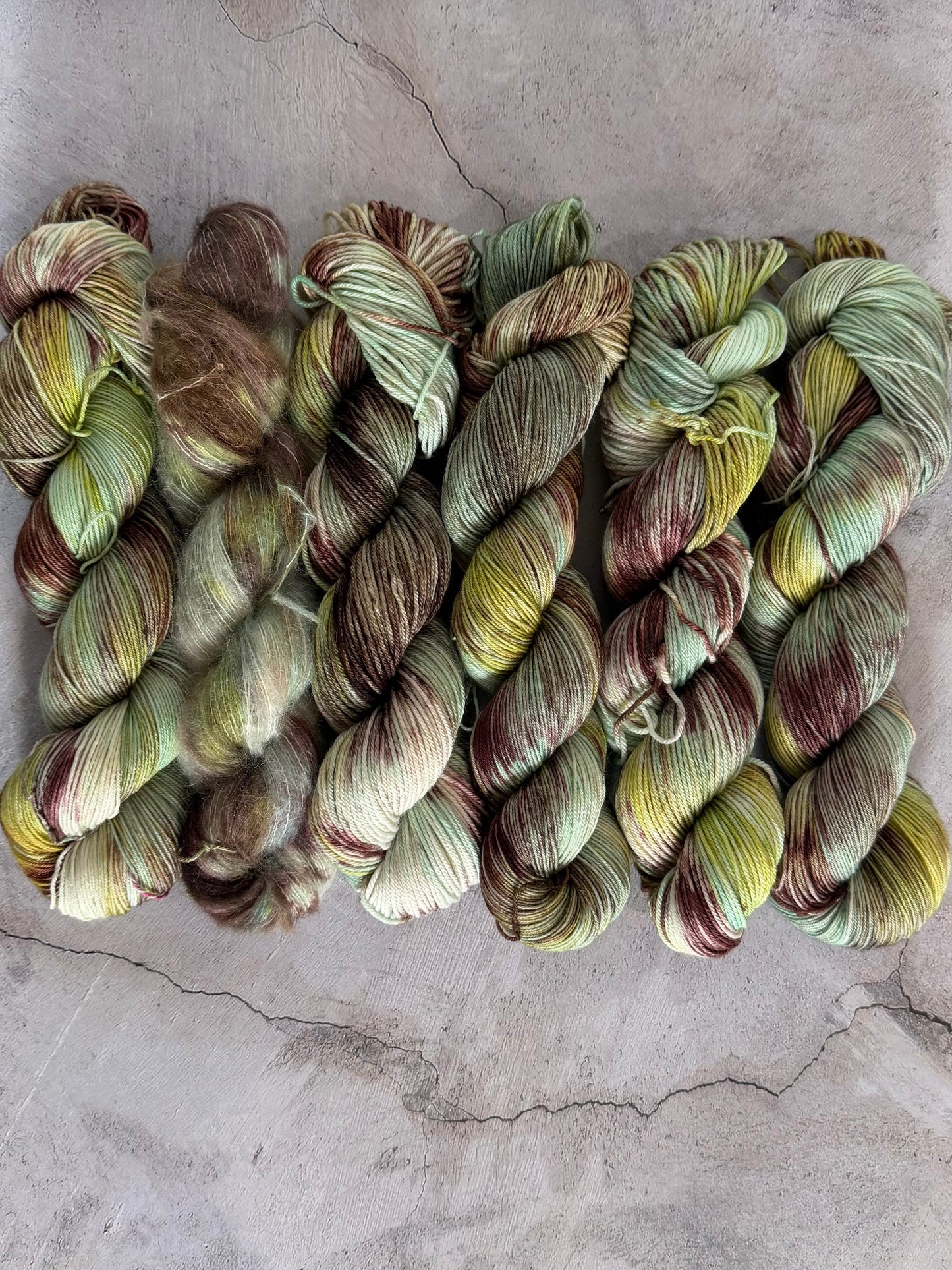 Spanish Moon Moth-  Dyed to Order - Sweet Pea & Sparrow Hand Dyed Yarns - May Flutter  Club