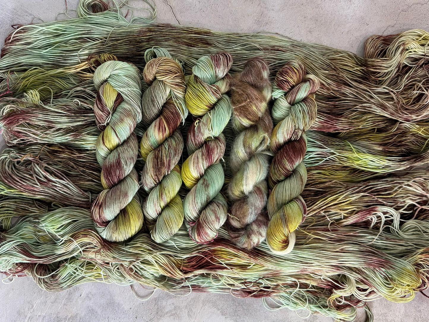 Spanish Moon Moth-  Dyed to Order - Sweet Pea & Sparrow Hand Dyed Yarns - May Flutter  Club