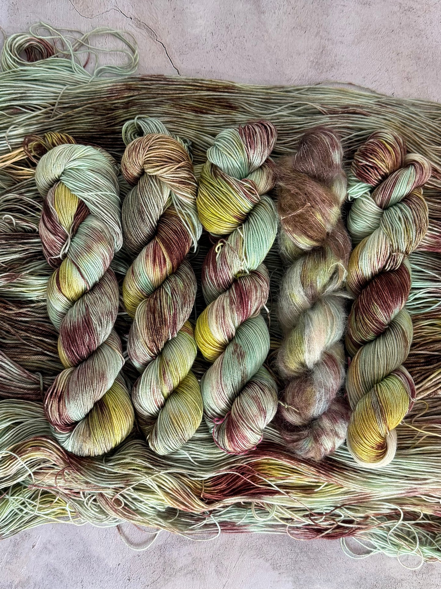 Spanish Moon Moth-  Dyed to Order - Sweet Pea & Sparrow Hand Dyed Yarns - May Flutter  Club