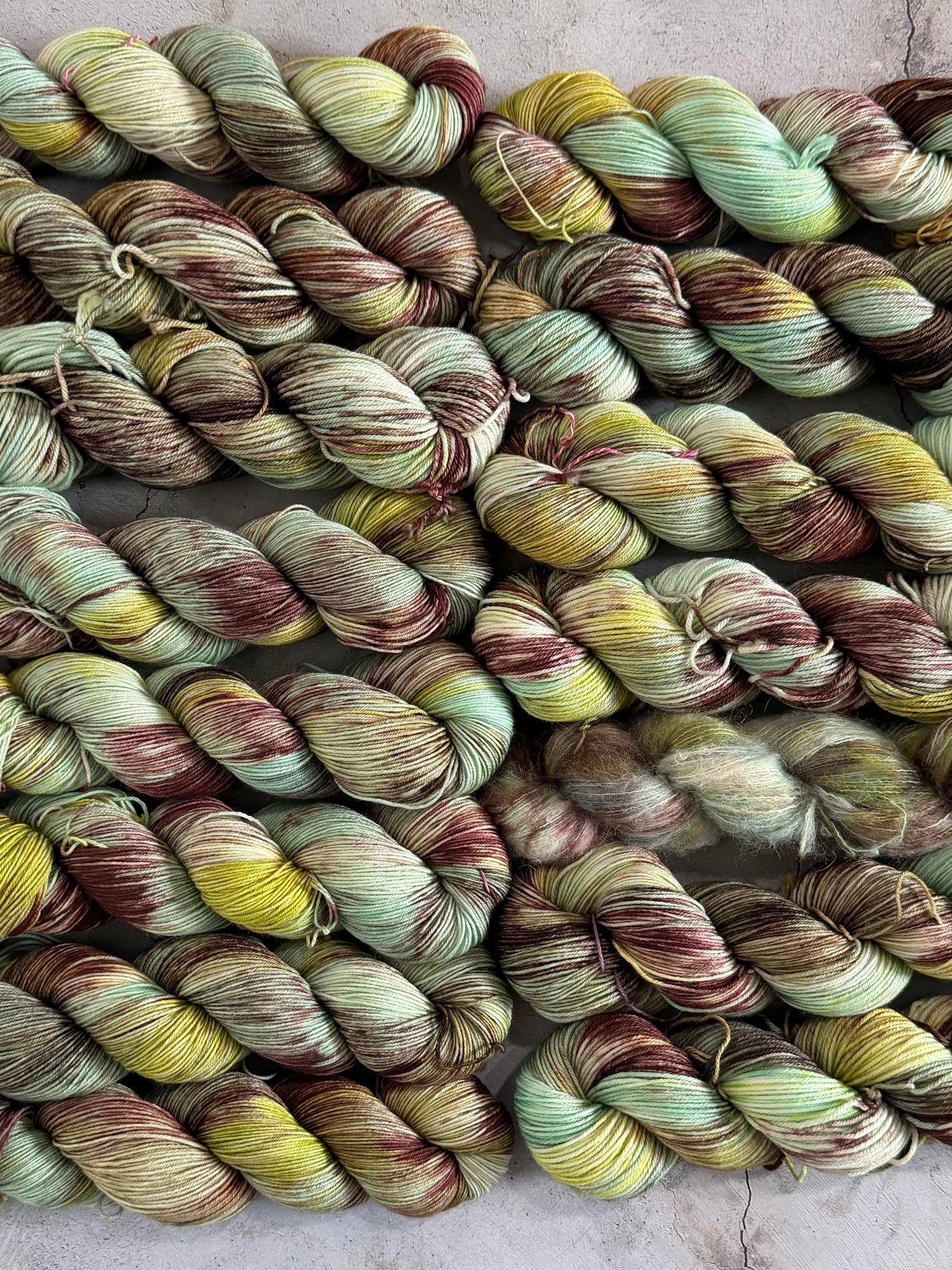 Spanish Moon Moth-  Dyed to Order - Sweet Pea & Sparrow Hand Dyed Yarns - May Flutter  Club