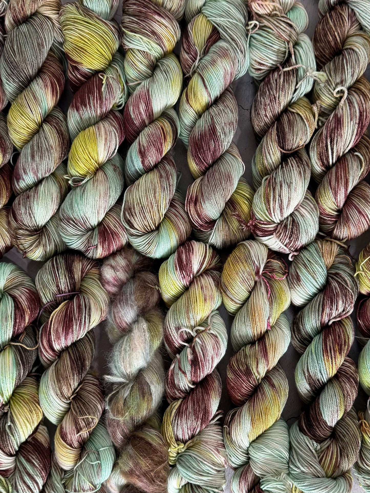 Spanish Moon Moth-  Dyed to Order - Sweet Pea & Sparrow Hand Dyed Yarns - May Flutter  Club