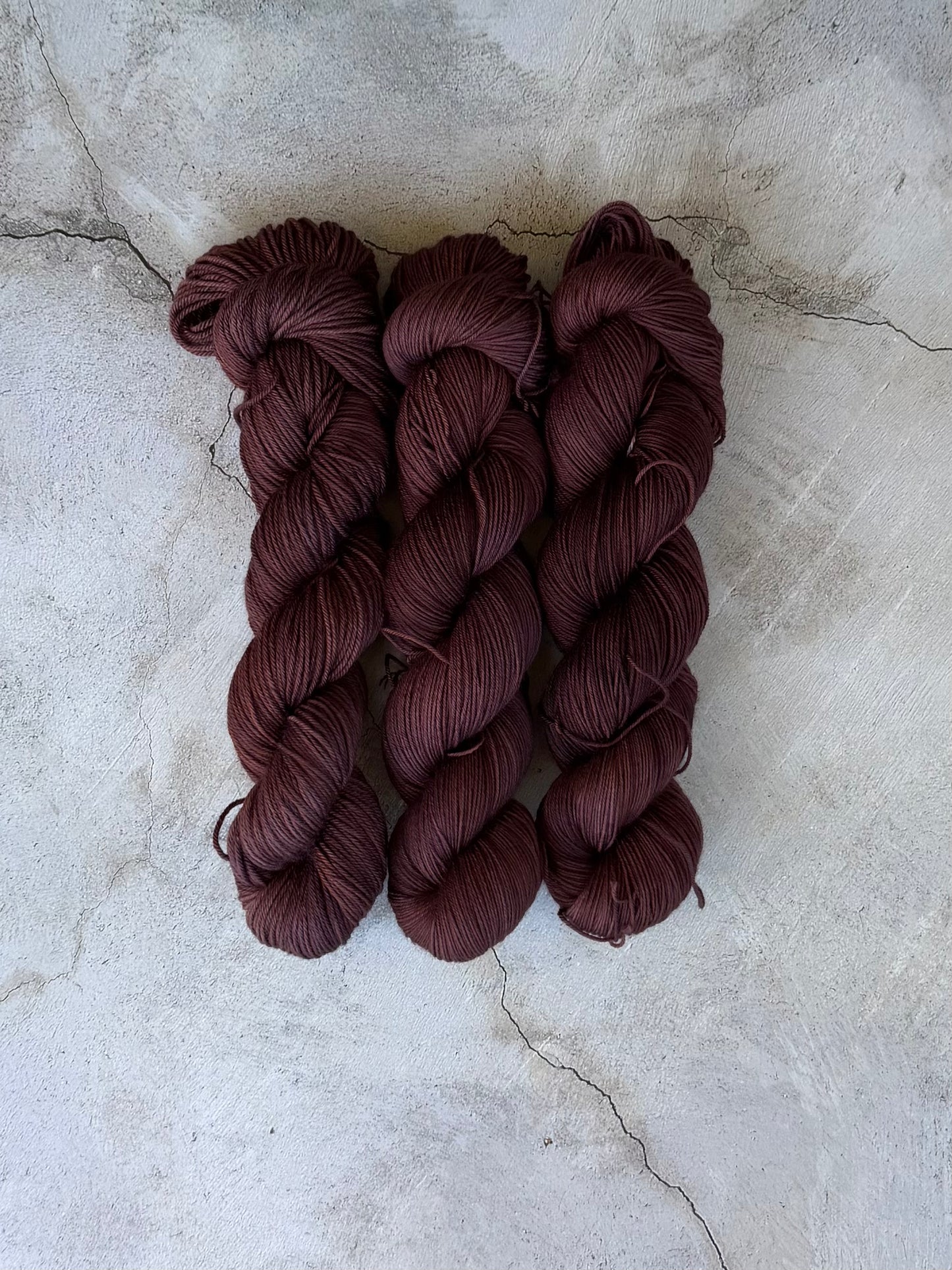 Cocoa Amour-  Dyed to Order - Sweet Pea & Sparrow Hand Dyed Yarns