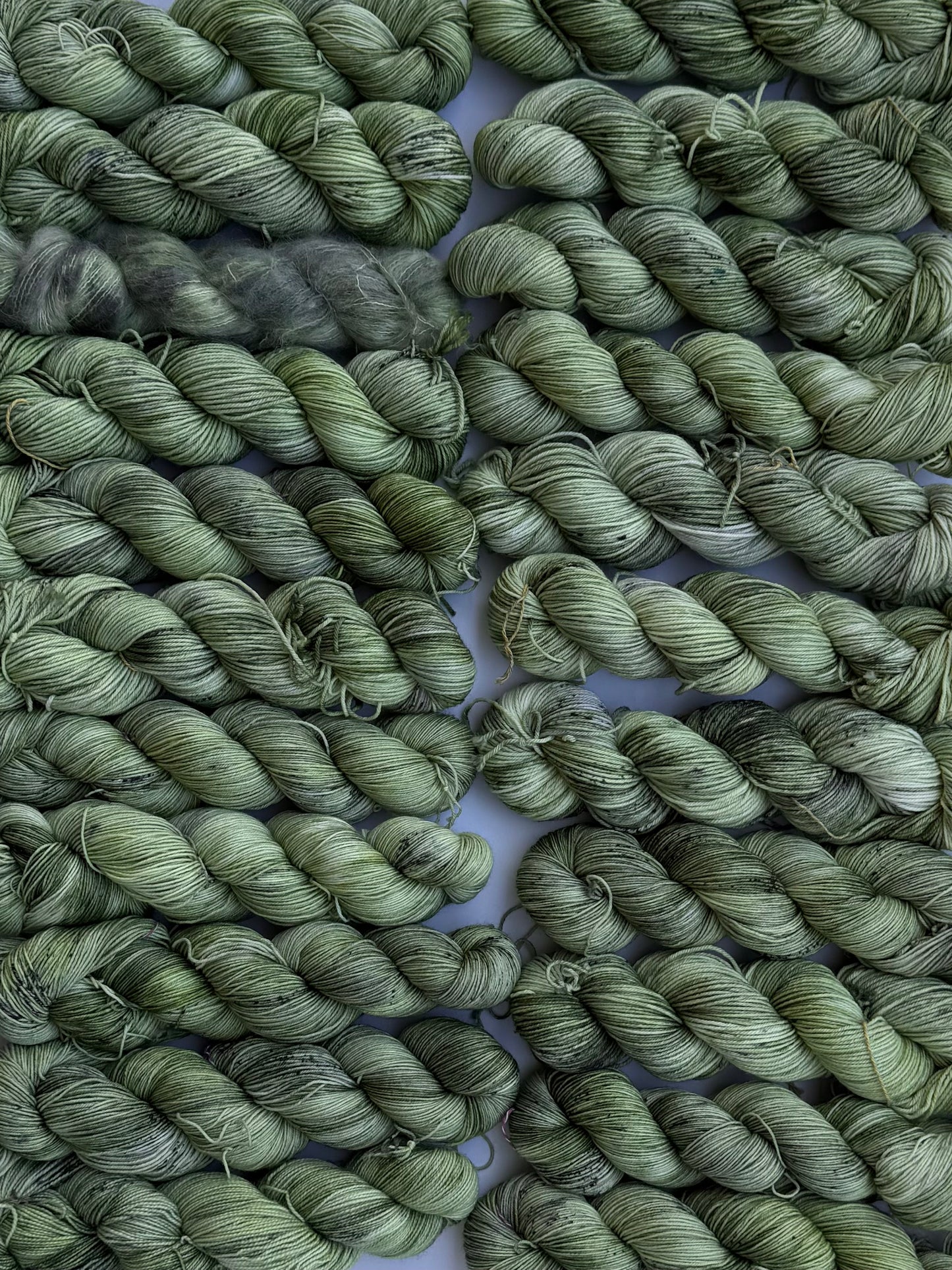 Green Malachite Butterfly -  Dyed to Order - Sweet Pea & Sparrow Hand Dyed Yarns - June Flutter  Club